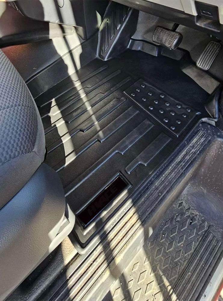3D All-Weather FRONT Floor Mats Car Liners for Toyota HiAce Van 2019-2024