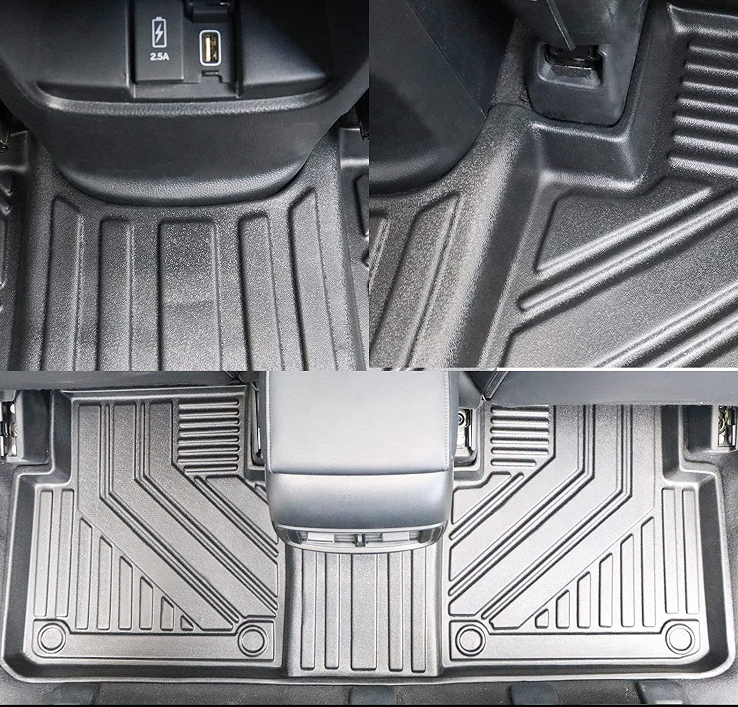 4Pcs Floor Mats And Liner Set For Mazda CX5 CX-5 2017-2024