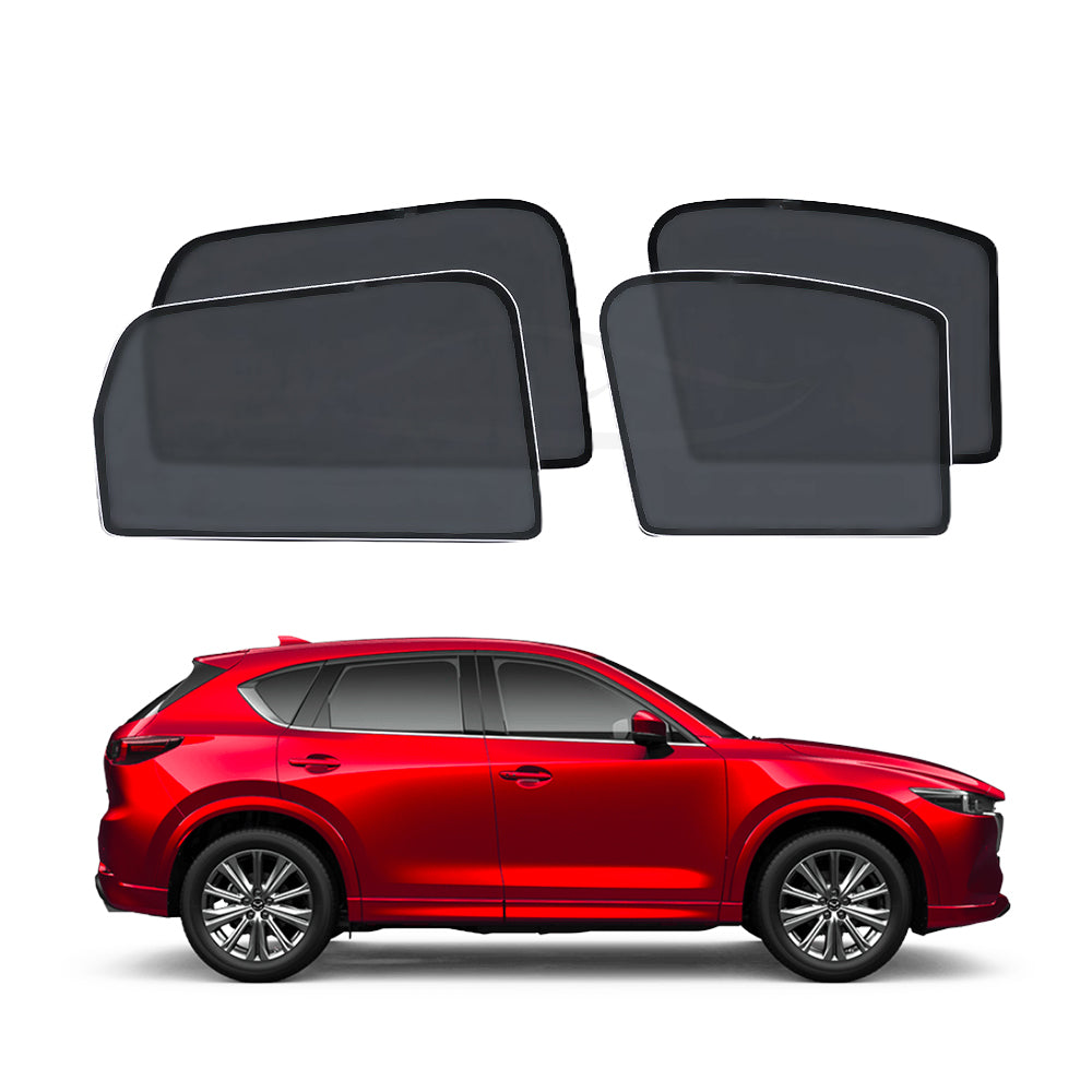 4Pcs Magnetic Car Side Window Sunshade Front & Rear For Mazda CX5 CX-5 KF 2017-2025