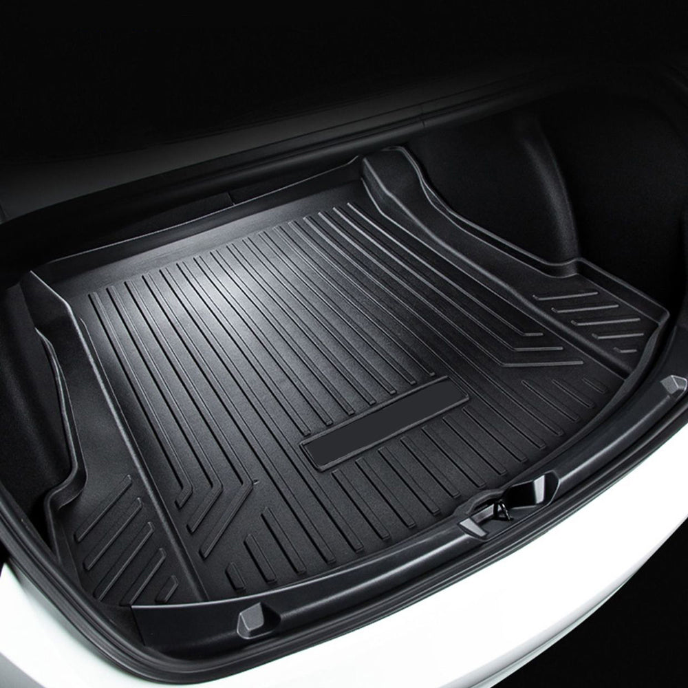 3Pcs Interior Boot Liners Set For Tesla Model 3  2017-2023