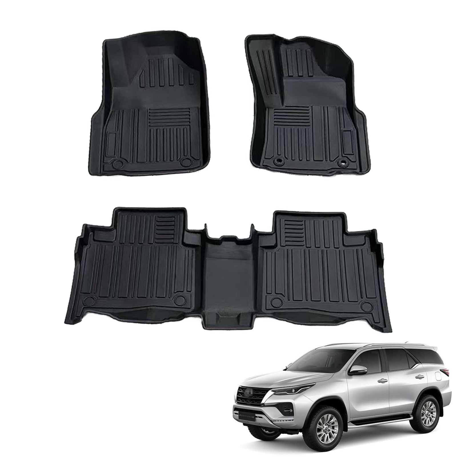 Floor Mats For RHD Toyota Fortuner 2015 onwards