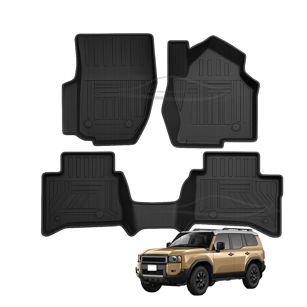 Floor Mats For New Toyota Land Cruiser Prado 250 Series AUTO 5-Seater 2025