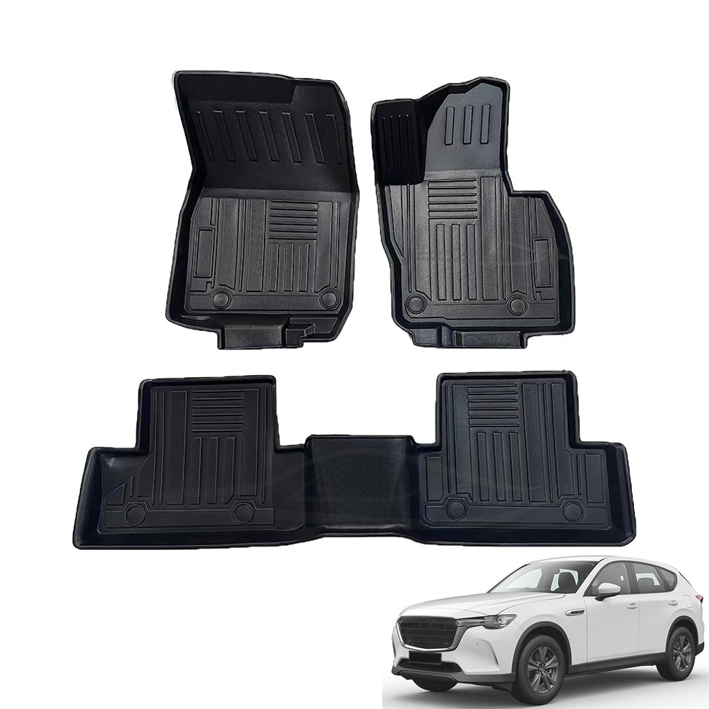 3D All-weather Floor Mats For Mazda CX60 CX-60 2023-2025