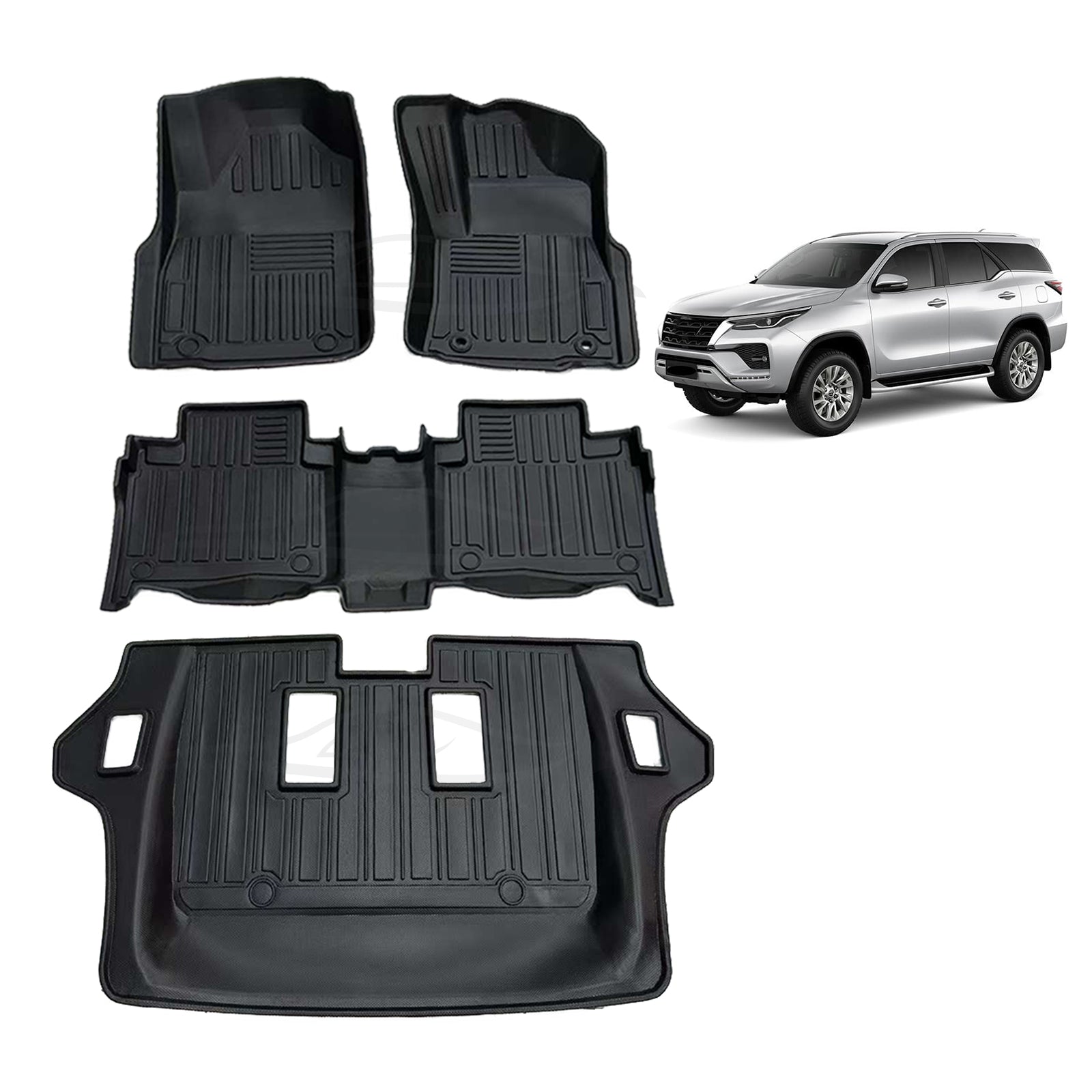 Floor Mats For RHD Toyota Fortuner 2015 onwards