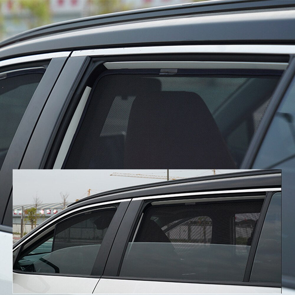 4Pcs Magnetic Car Side Window Sun Shade For Toyota Rav4 2019-2025