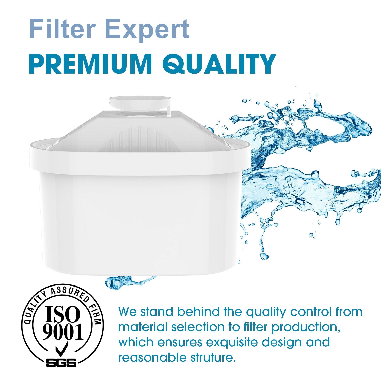 PurePro 4 Pack Water Filter for Brita Maxtra/Mavea Jug Refill Replacement Cartridge