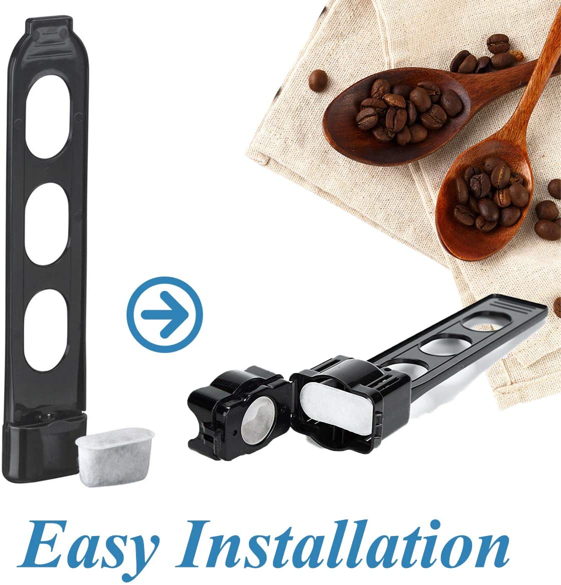 Replacement Water Filters for Breville BWF100 Charcoal Activated by PurePro