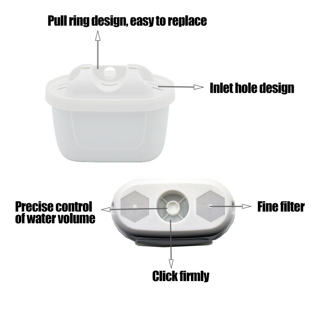 PurePro 4 Pack Water Filter for Brita Maxtra/Mavea Jug Refill Replacement Cartridge
