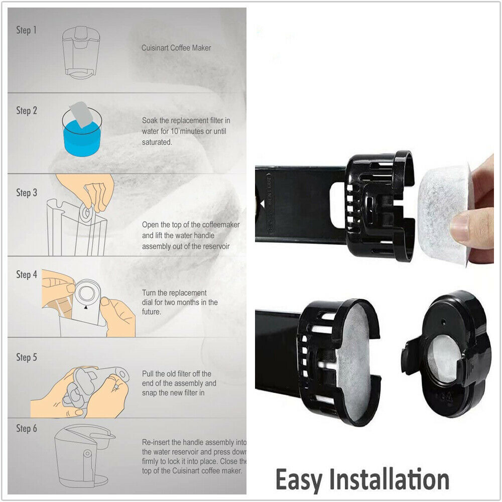 6X Replacement Water Filters for Breville BWF100 Charcoal Activated by PurePro