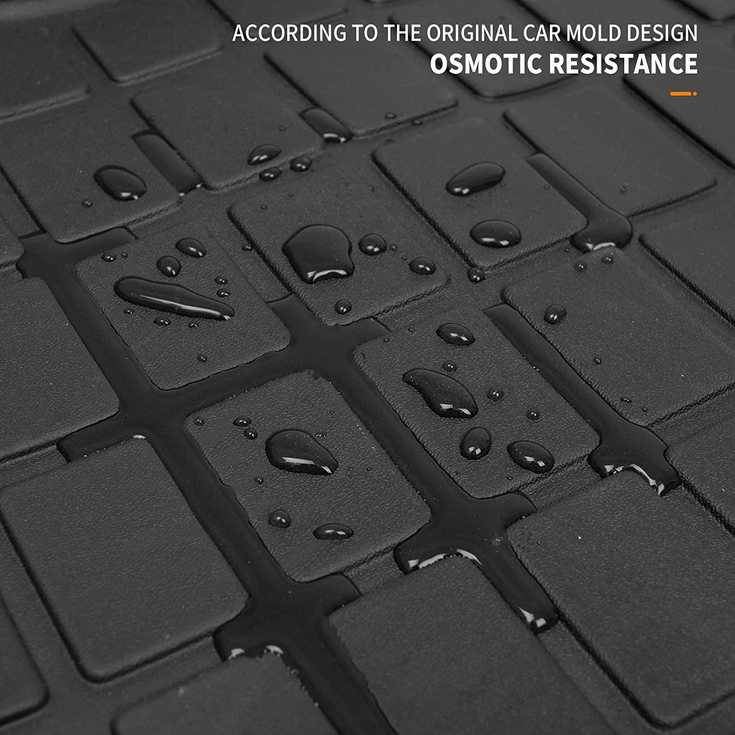 6Pcs Floor Mats And Liner Set For Tesla Model Y 2022-2023