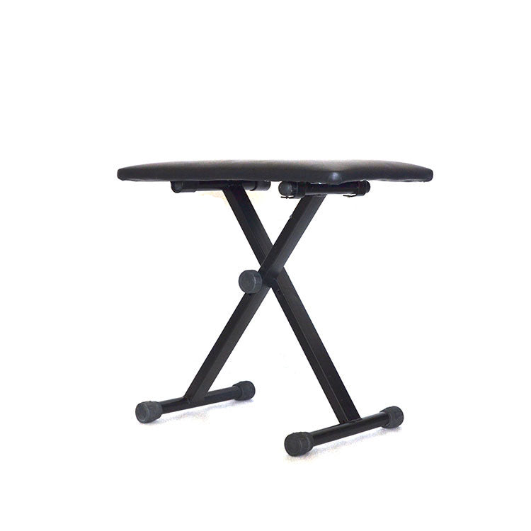 Large Height Adjustable Double Braced X Frame Music Piano Keyboard Stand Chair Stool