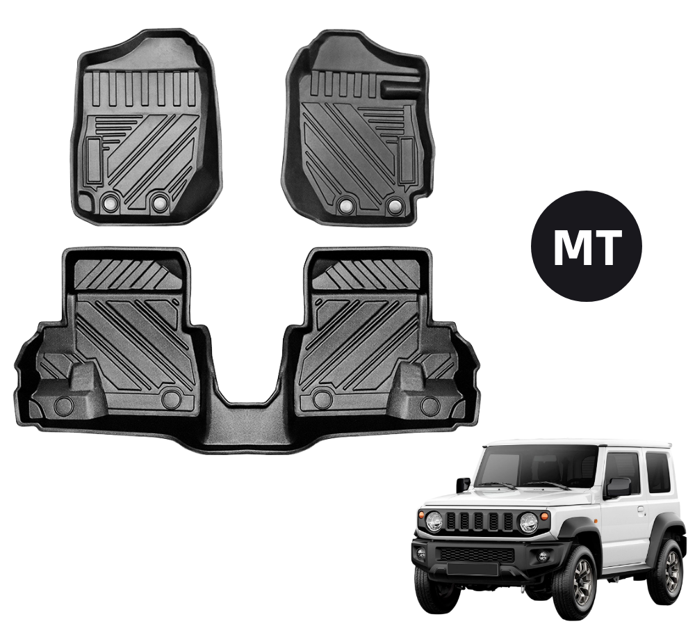 3D Floor Mats for Suzuki Jimny 3-Door Manual Transmission 2018-2025