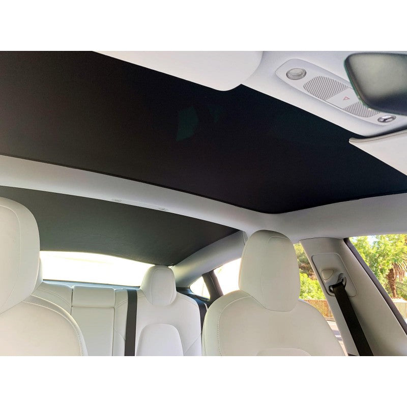 Custom Fit Tesla Model 3 Sunroof Mesh Top Sun Blind Sunshade with UV Heat Insulation Film 4 pc