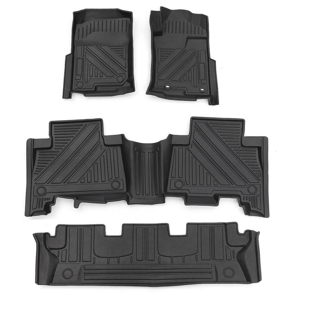 4Pcs Floor Mats For Toyota Prado 150 7Seats 2009-2024