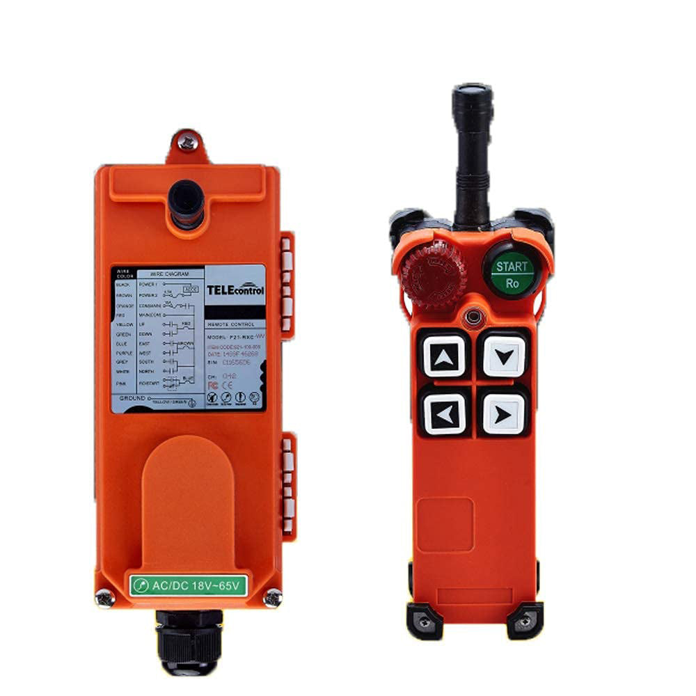 Industrial Crane Wireless Remote Control F21-4S AC/DC 18V-65V (1 Transmitter + 1 Receiver) Hoist