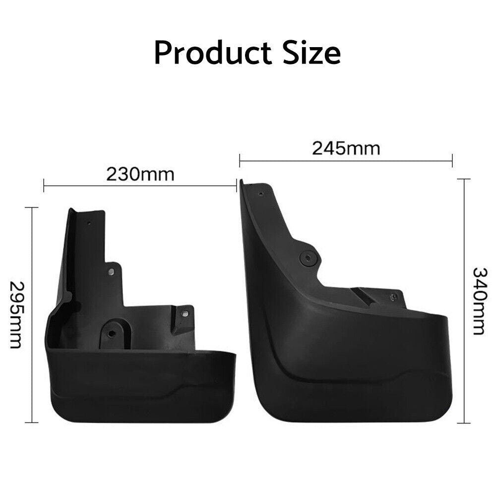 4Pcs Mud Flaps for Great Wall Cannon GWM Ute Poer 2020-2022