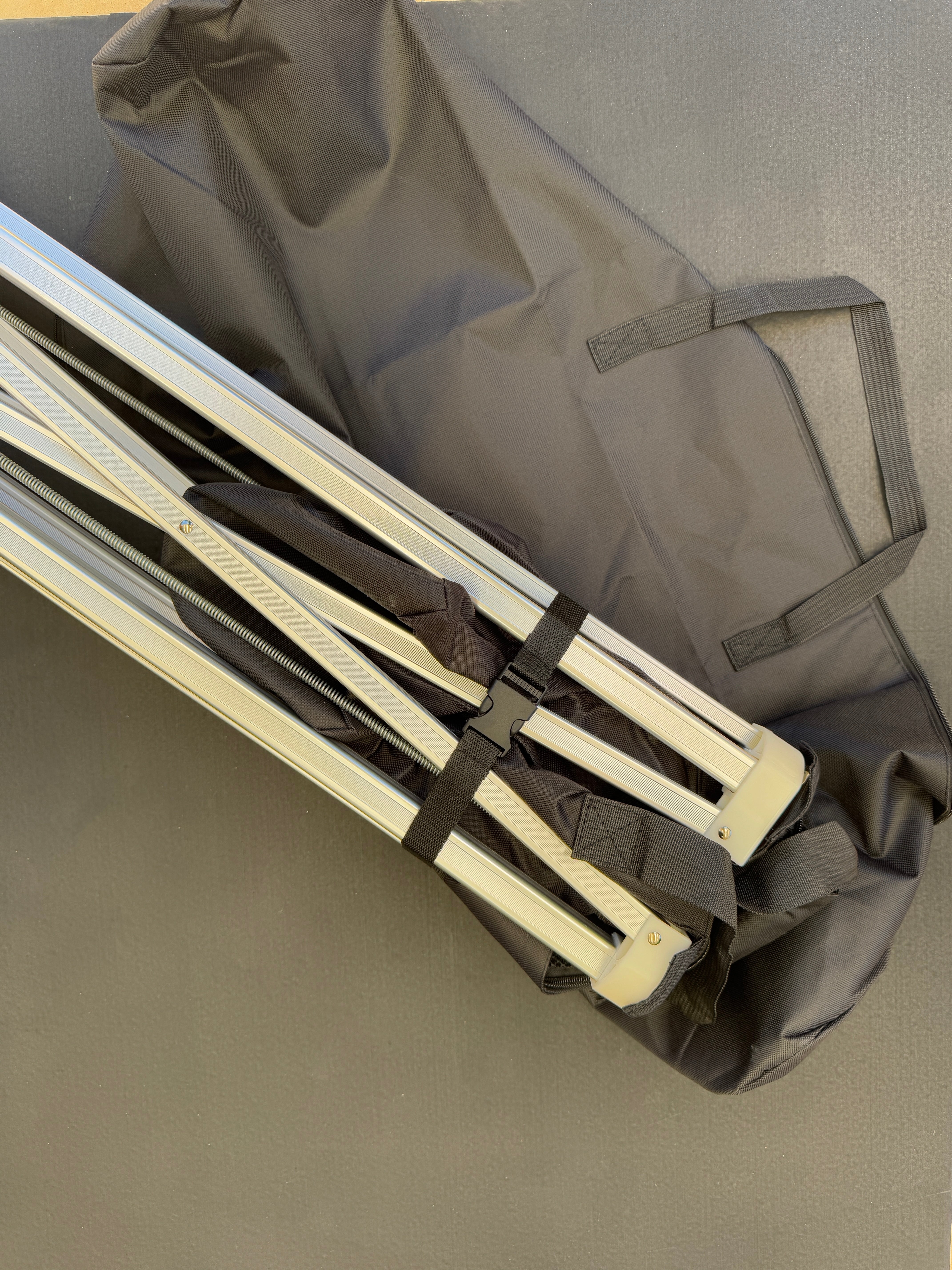 Black Portable Tennis Ball Cart Foldable Tennis Ball Hopper Basket w/Carry Bag