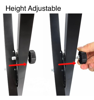 Piano Keyboard Stand, Adjustable Portable Heavy Duty X-shaped Premium Piano Stand with Locking Chain for 61-Key and 88-Key Keyboard
