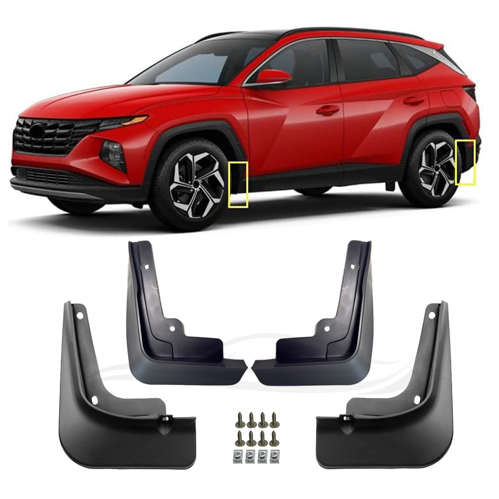 4Pcs Mud Flaps for Hyundai Tucson 2021-2023