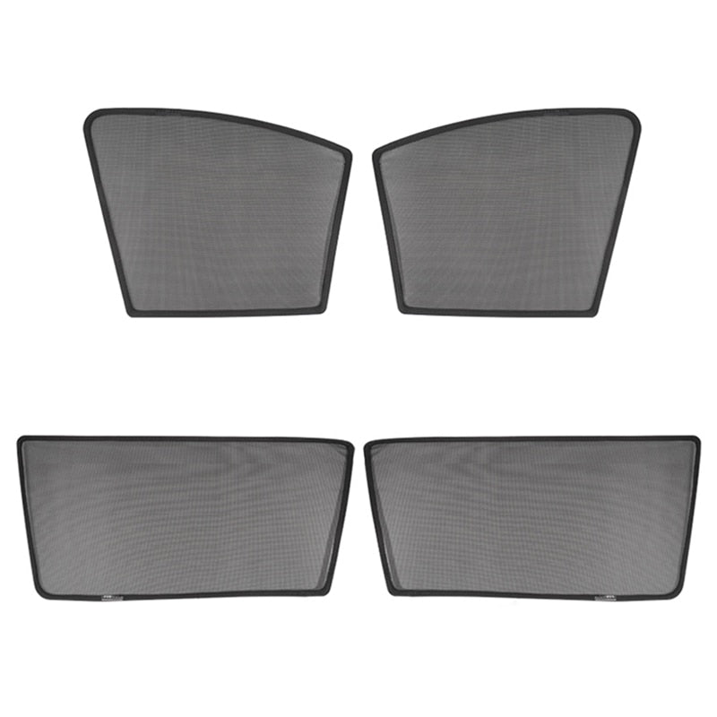 4Pcs Magnetic Car Side Window Sun Shade For Toyota Rav4 2019-2023