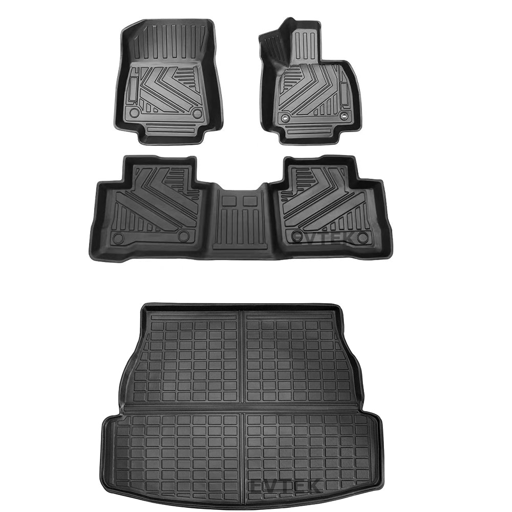 Floor Mats & Liner Set Boot Liner Cargo Mat For Toyota Rav4 2019-2024 EVTEK
