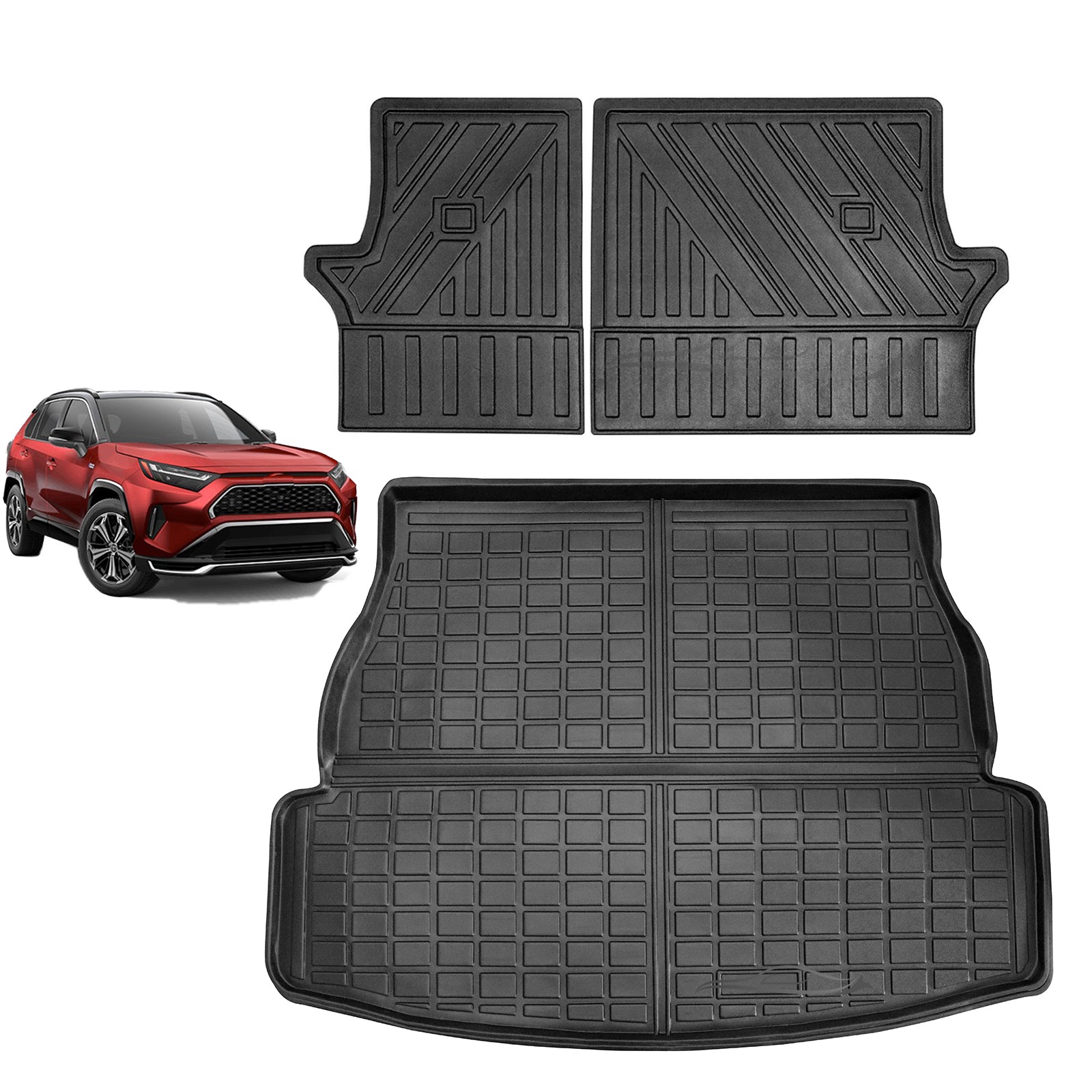Boot Liner & Back Seats Protector for Toyota Rav4 Rav-4 2019-2024