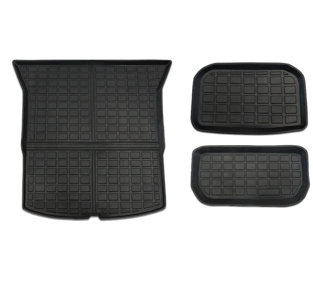 6Pcs Floor Mats And Liner Set For Tesla Model Y 2022-2023