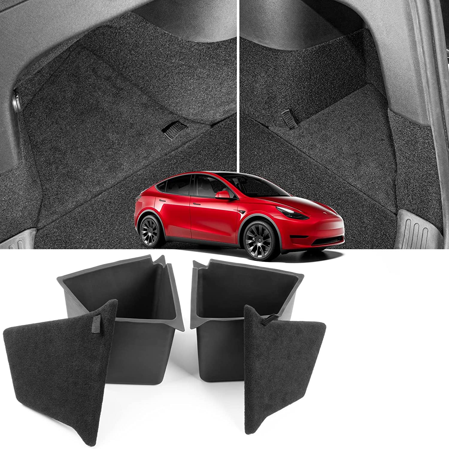 4Pcs Storage Box For Tesla Model Y 2022-2023