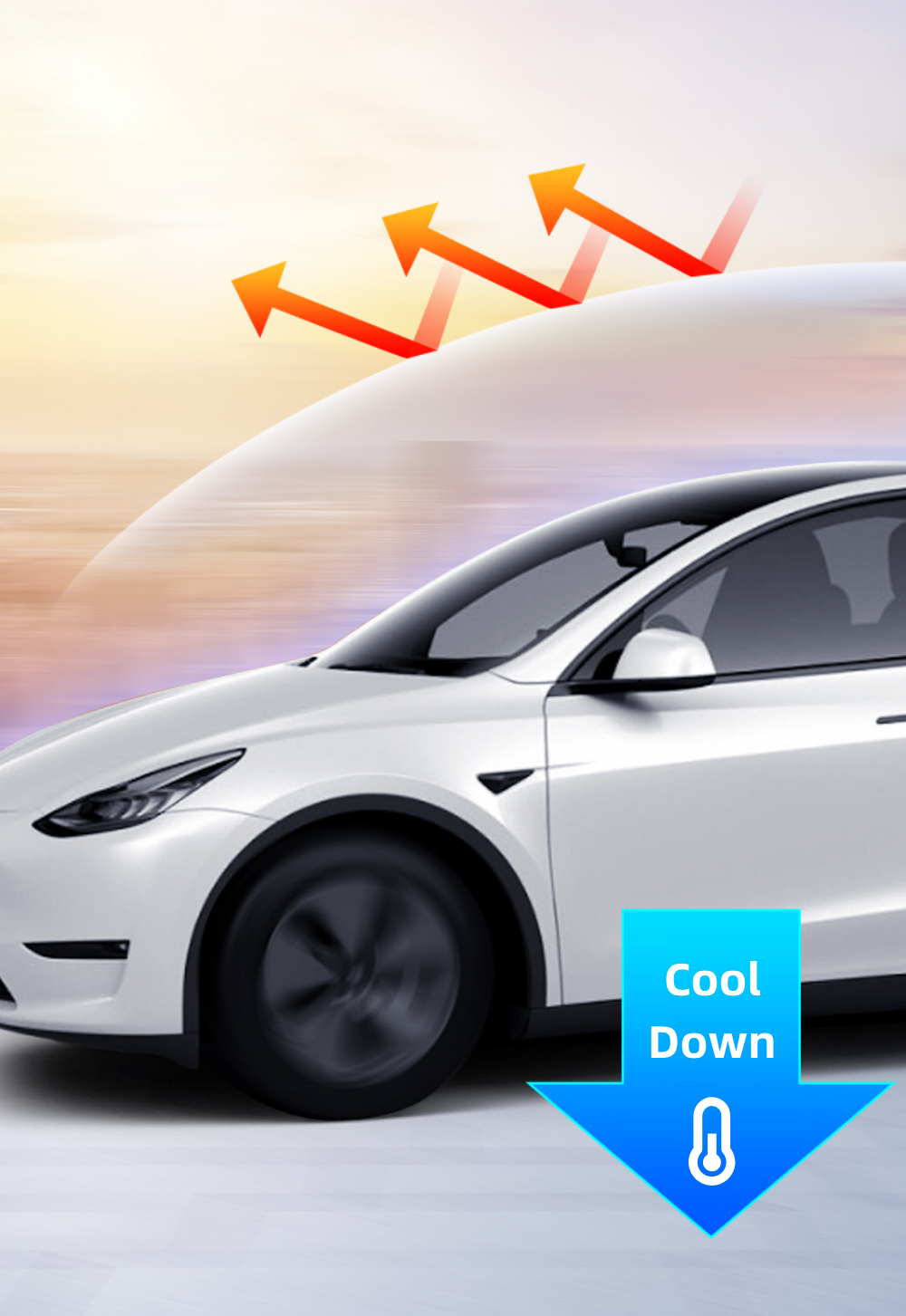 Roof Sun Shade For Tesla Model 3 2017-2023