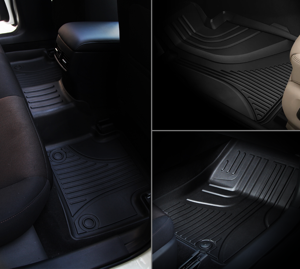 4Pcs Floor Mats For Toyota Prado 150 7Seats 2009-2023